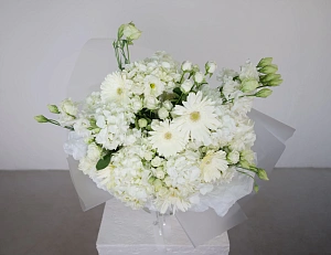 Букет молочная нега - фото-2