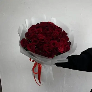 Букет пламенное сердце