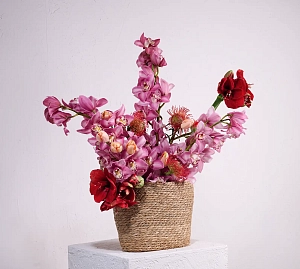 Букет алый закат