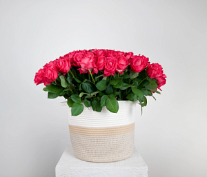 Букет малиновый закат