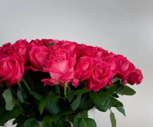 Букет малиновый закат - фото-3