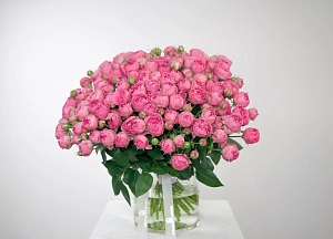 Букет розовое утро